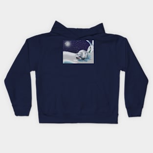 Snow Moon Kids Hoodie